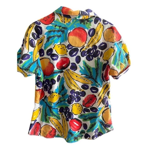 VINTAGE Fruit Button Up - Picture 2 of 4